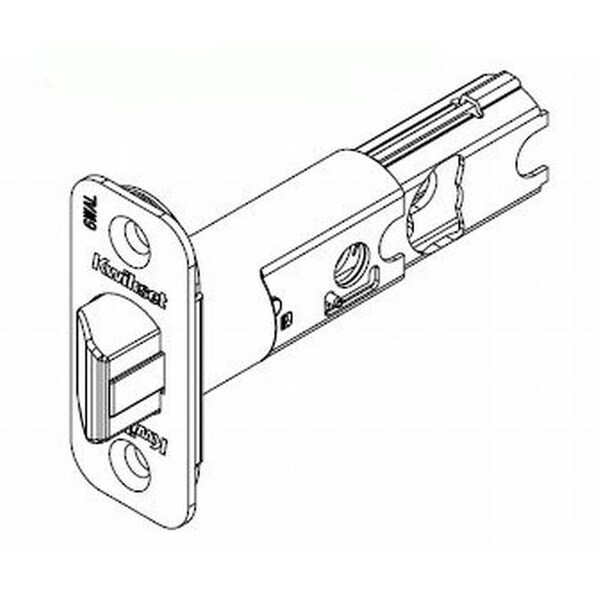 6AL Adjustable Plainlatch, Satin Nickel